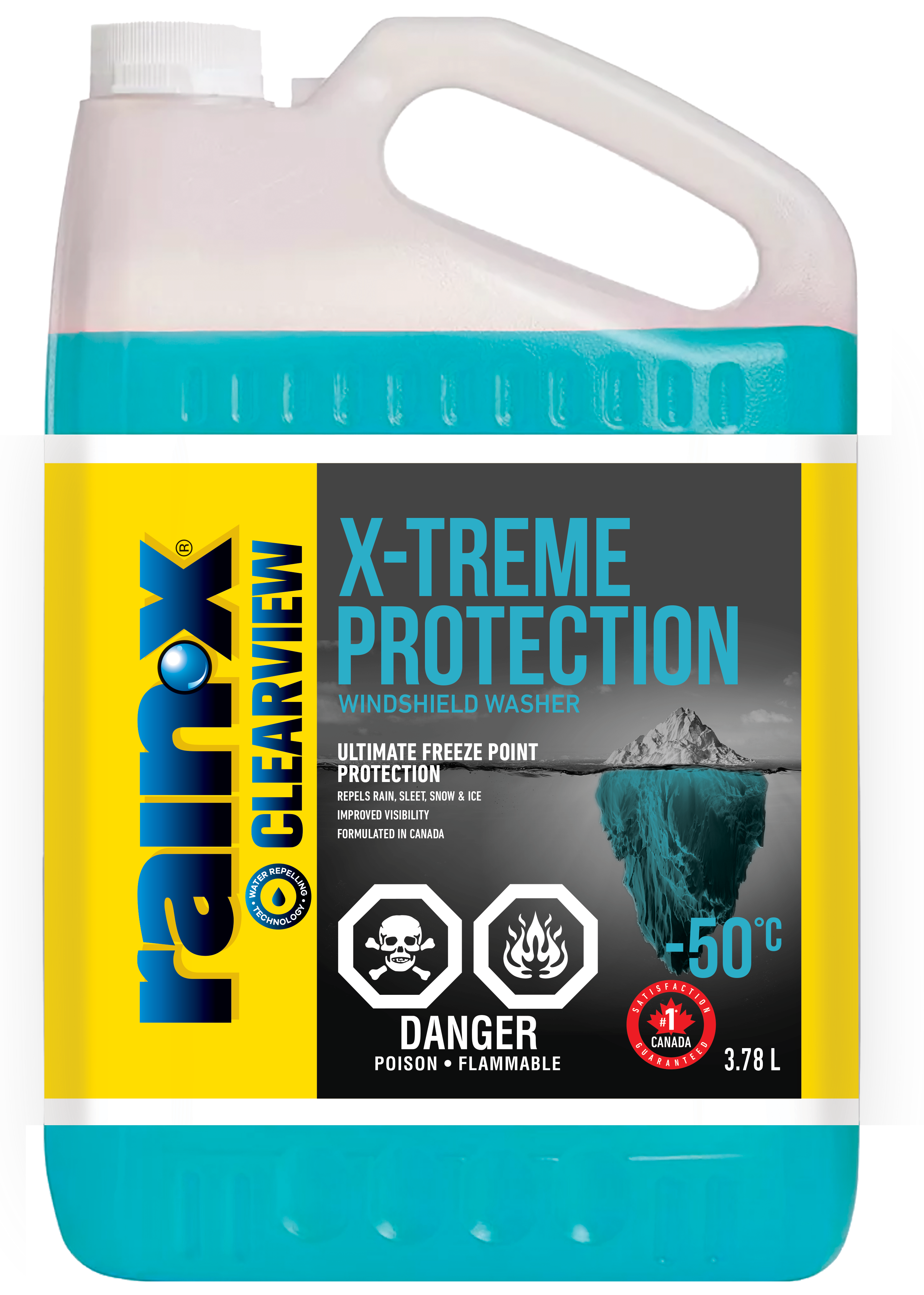 Rain-X® ClearView X-Treme Protection Windshield Wash, -50°C - Recochem