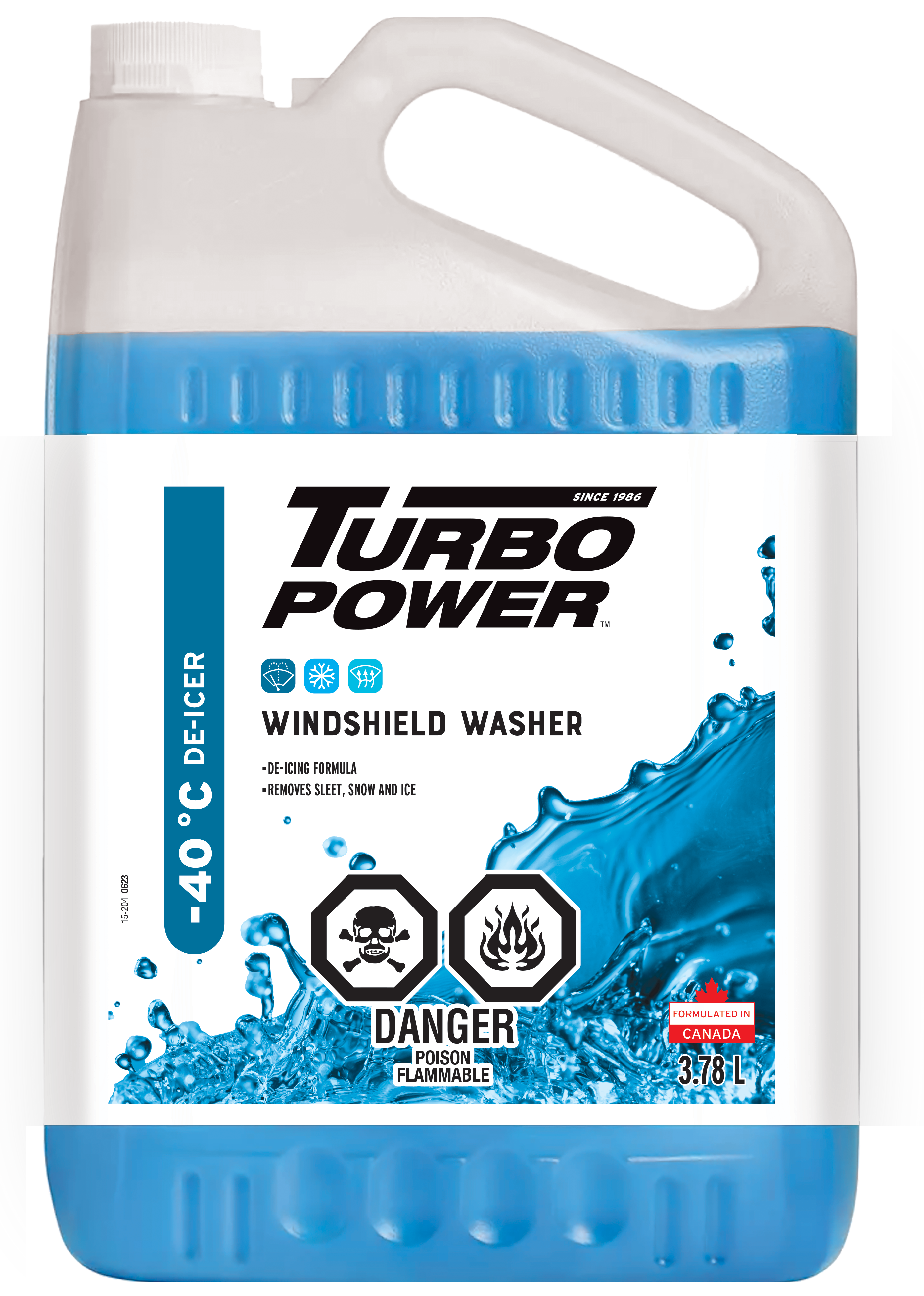 Turbo Power Summer Windshield Washer Fluid 